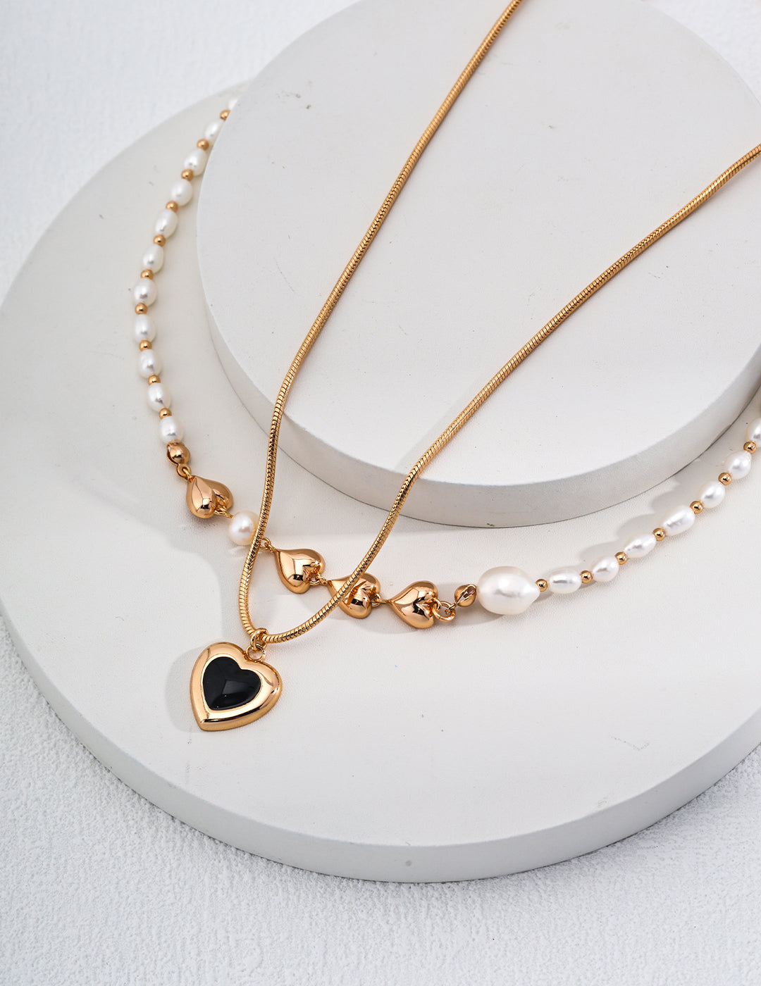 Pearl Heart Necklace