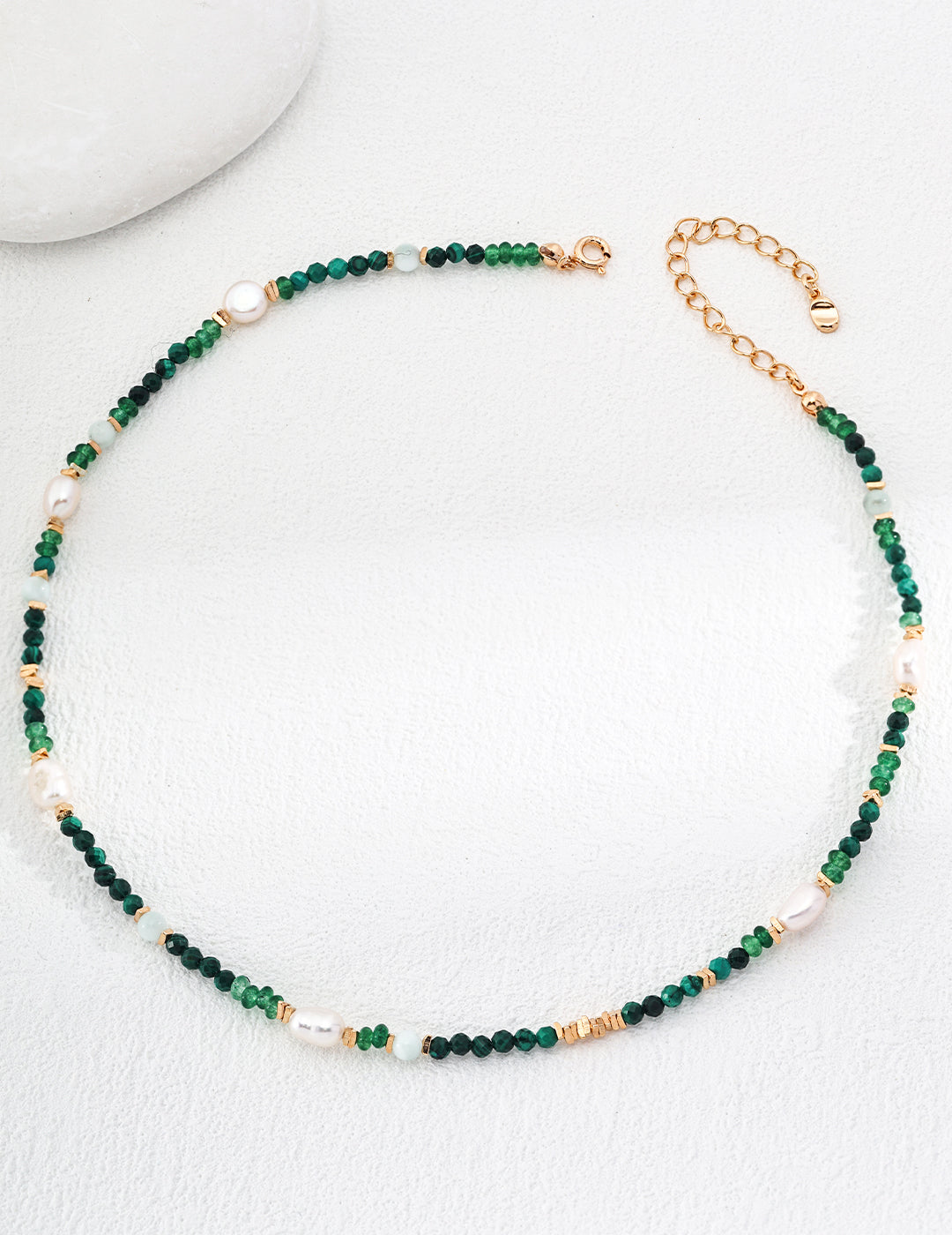 Malachite Pearl Chain